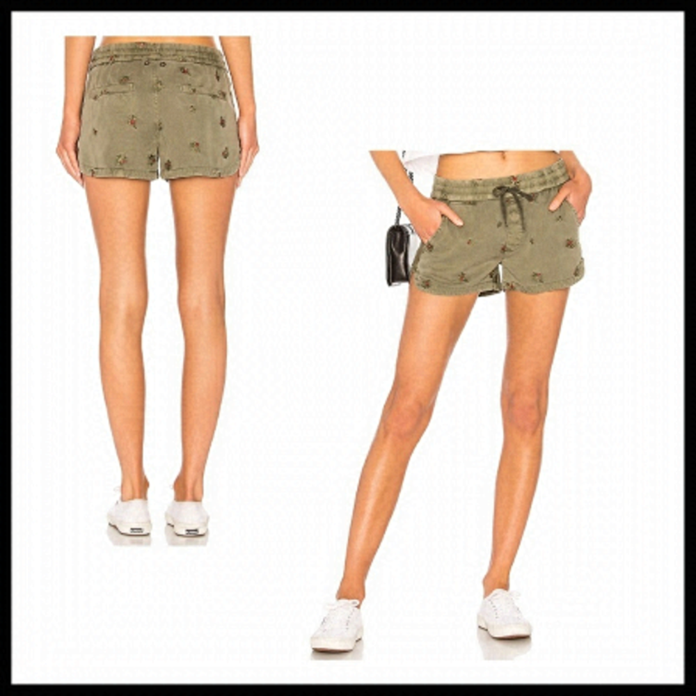 PAM & GELA Side Stripe Embroidered Dolphin Short